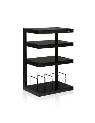 Norstone Esse Hi‑Fi Vinyl – stolik audio/winyl 86 cm, 4 półki, 90 płyt