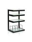 Norstone Esse Hi‑Fi Vinyl – stolik audio/winyl 86 cm, 4 półki, 90 płyt