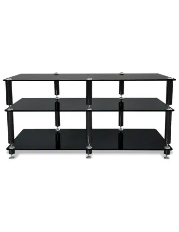 Norstone Bergen 2 AV – stolik RTV i Hi-Fi 105 cm, 3 półki, antywibracyjna konstrukcja