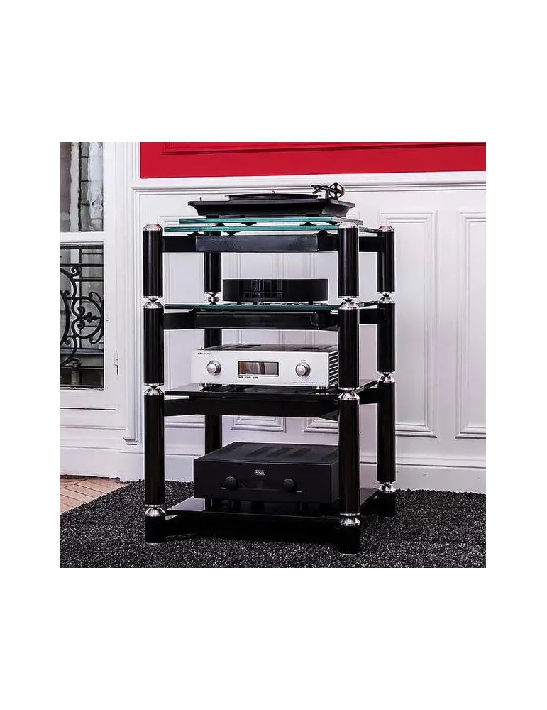 Norstone Spider Base 120 – podstawa 60 cm pod stolik AV/Hi‑Fi, stalowa konstrukcja