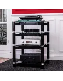 Norstone Spider Base 120 – podstawa 60 cm pod stolik AV/Hi‑Fi, stalowa konstrukcja