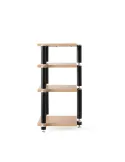 Norstone Copenhagen Base Oak/Black – solidna podstawa Hi‑Fi 6 cm, udźwig 50 kg