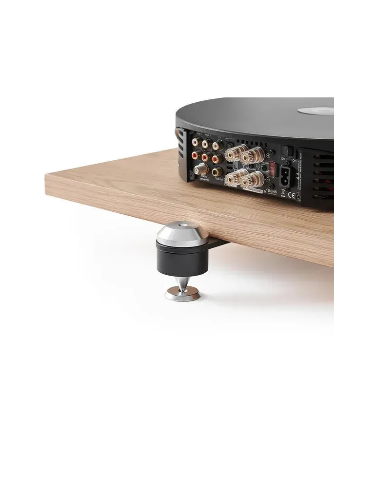 Norstone Copenhagen Base Oak/Black – solidna podstawa Hi‑Fi 6 cm, udźwig 50 kg