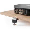 Norstone Copenhagen Base Oak/Black – solidna podstawa Hi‑Fi 6 cm, udźwig 50 kg