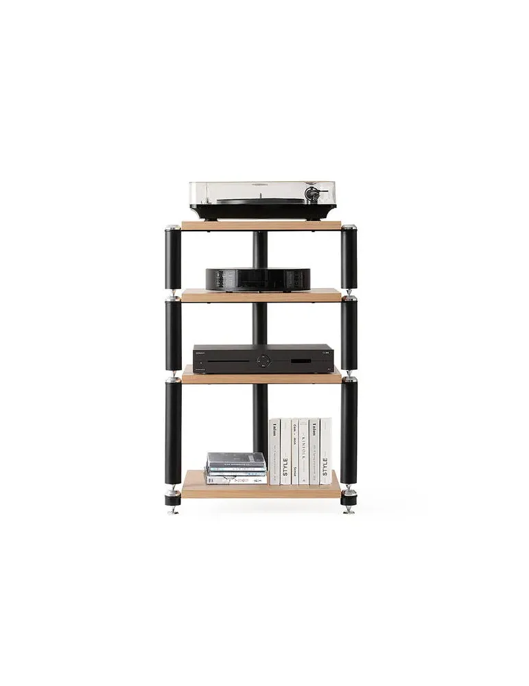 Norstone Copenhagen Module 3 Oak/Black – moduł stolika Hi‑Fi (36 cm)