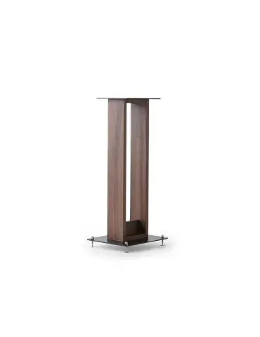 Norstone Alva Plus Walnut/Black – podstawki głośnikowe 68 cm, elegancki design