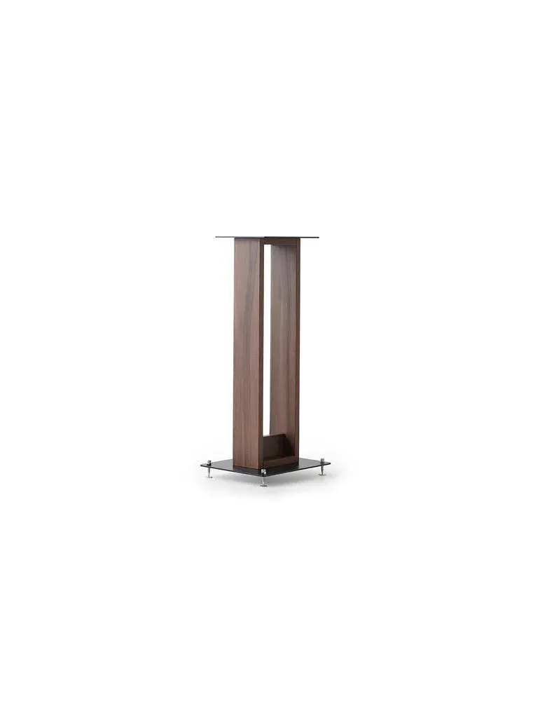 Norstone Alva Plus Walnut/Black – podstawki głośnikowe 68 cm, elegancki design