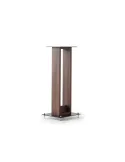 Norstone Alva Plus Walnut/Black – podstawki głośnikowe 68 cm, elegancki design
