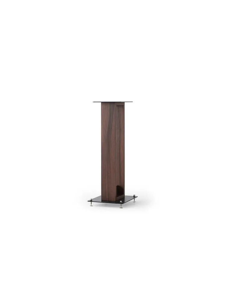 Norstone Alva Plus Walnut/Black – podstawki głośnikowe 68 cm, elegancki design