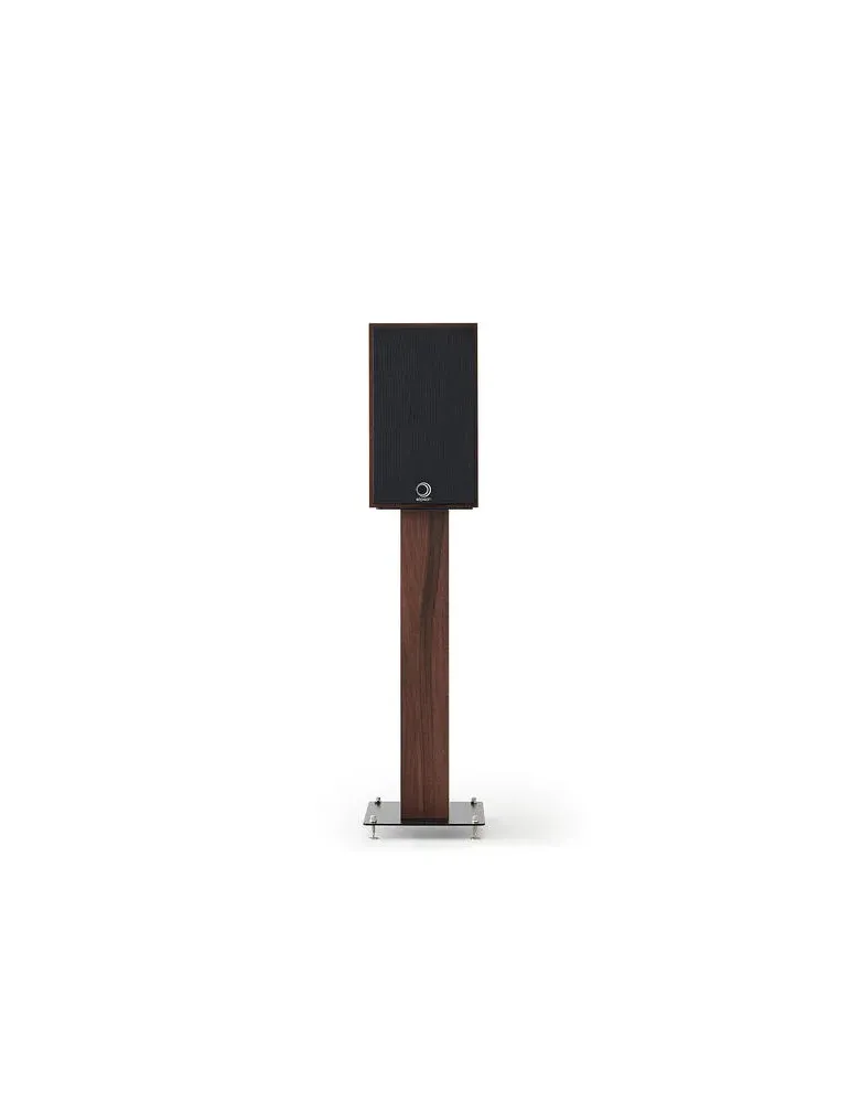 Norstone Alva Plus Walnut/Black – podstawki głośnikowe 68 cm, elegancki design