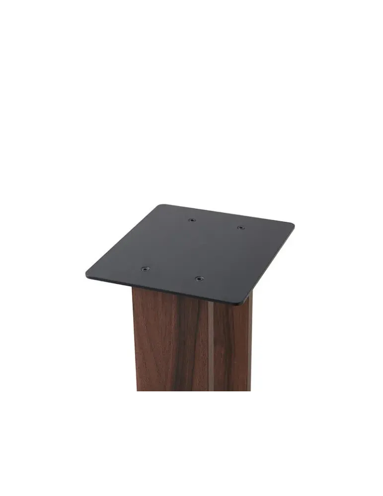 Norstone Alva Plus Walnut/Black – podstawki głośnikowe 68 cm, elegancki design
