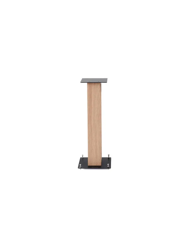 Norstone Alva Plus Walnut/Black – podstawki głośnikowe 68 cm, elegancki design