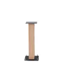 Norstone Alva Plus Walnut/Black – podstawki głośnikowe 68 cm, elegancki design