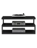 Norstone Esse AV – stolik RTV/Hi-Fi 110 cm, szkło lub drewno, do 80 kg