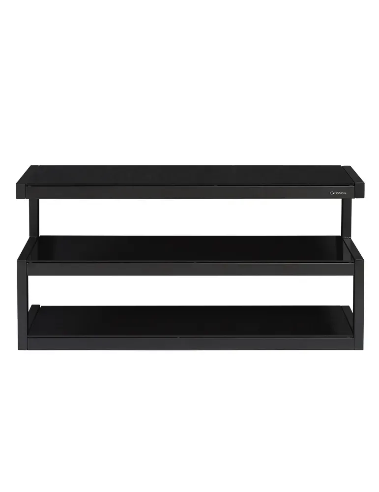 Norstone Esse AV – stolik RTV/Hi-Fi 110 cm, szkło lub drewno, do 80 kg