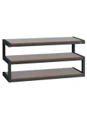 Norstone Esse AV – stolik RTV/Hi-Fi 110 cm, szkło lub drewno, do 80 kg
