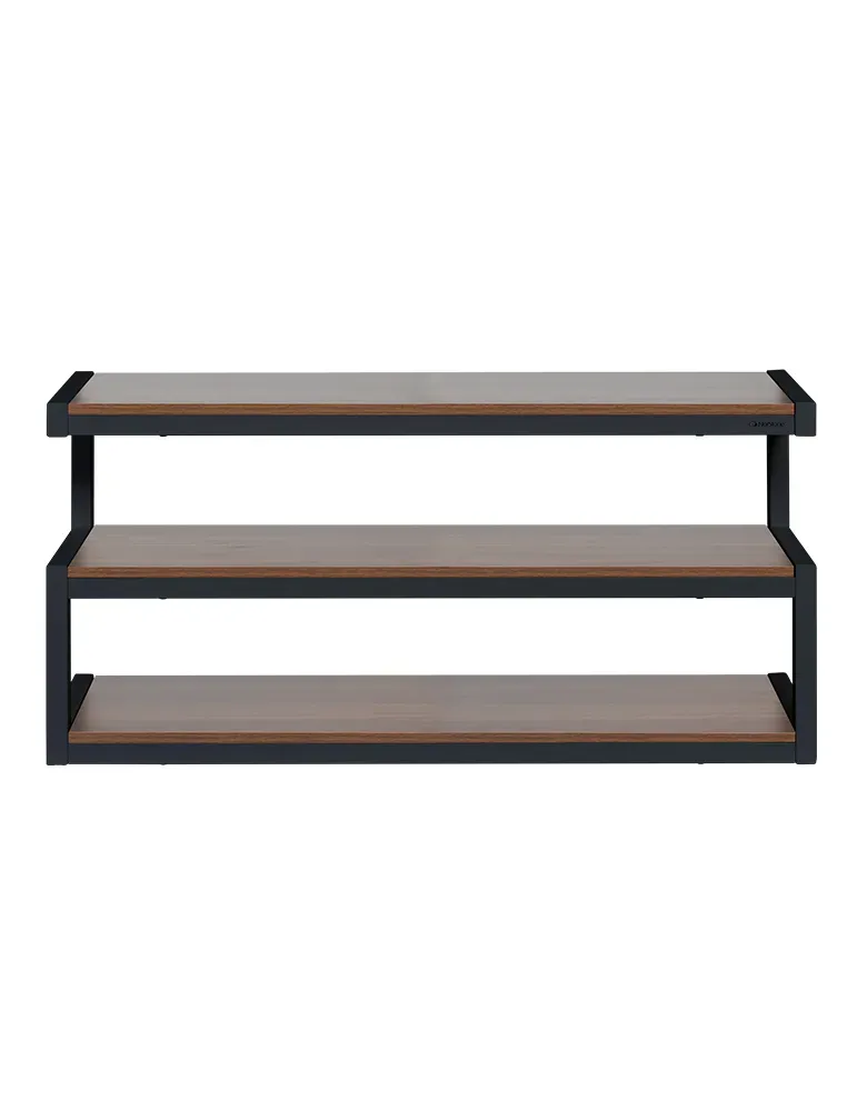 Norstone Esse AV – stolik RTV/Hi-Fi 110 cm, szkło lub drewno, do 80 kg
