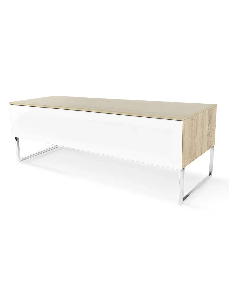 Norstone Khalm AV 140 cm – stolik AV/TV, IR, montaż ścienny lub na nóżkach