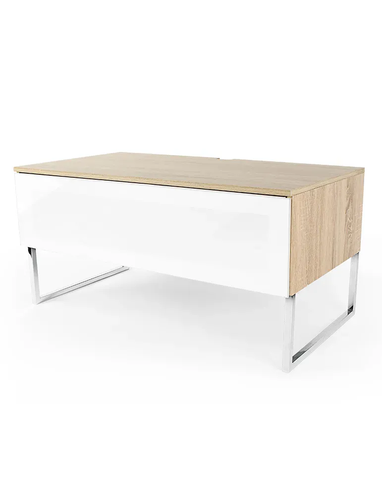 Norstone Khalm AV 100 cm – stolik TV/AV z IR, montaż ścienny lub stojący