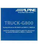 Oprogramowanie ALPINE TRUCK-G800 | Dla modeli INE-W987D i X800D