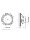 Subwoofer ALPINE S2-W12D4 | 12" dwucewkowy 4 Ω