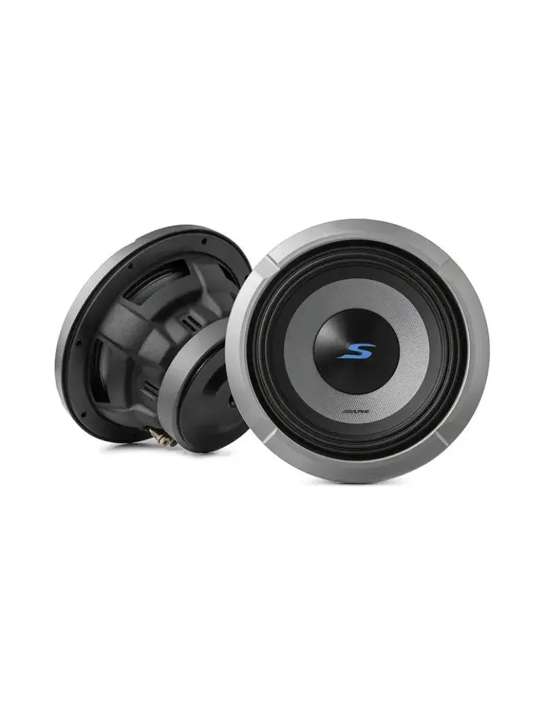 Subwoofer ALPINE S2-W8D4 | 8" Dwucewkowy | Mocny bas