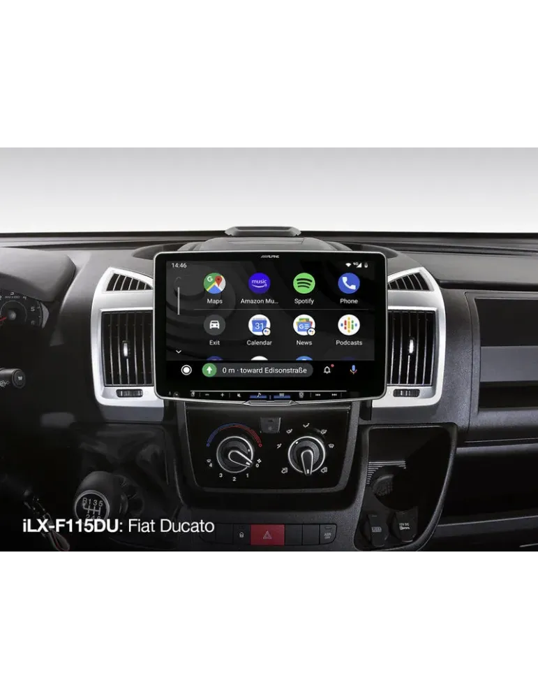 Stacja multimedialna ALPINE ILX-F115DU | Nowoczesne audio