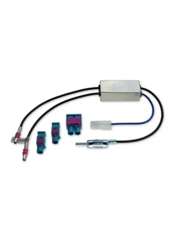 Adapter antenowy Fakra do DIN | Zasilanie fantomowe | ALPINE