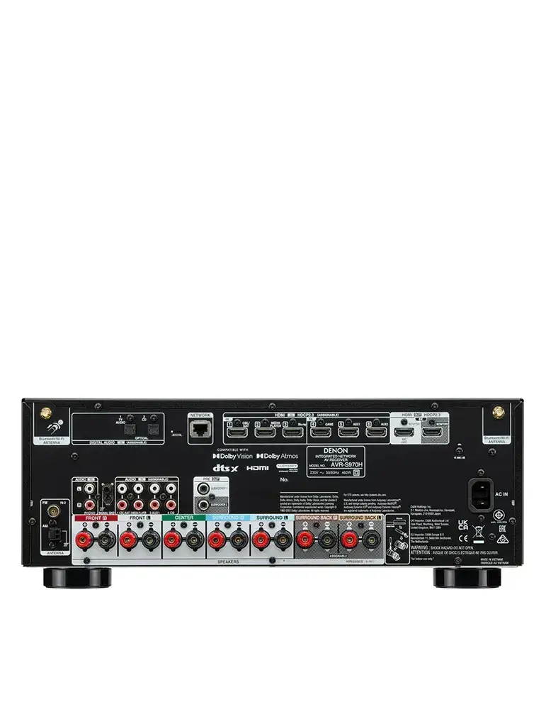 Denon AVR-S970H | Amplituner 8K z Dolby Atmos | DENON