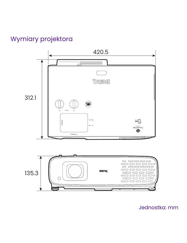 Projektor BenQ W4100i | Kino domowe w najwyższej jakości