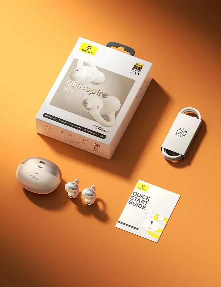 Baseus XC1 🎧 | Słuchawki Open-Ear, Hi-Fi, Komfort, IP66, 40h Bateria ⚡