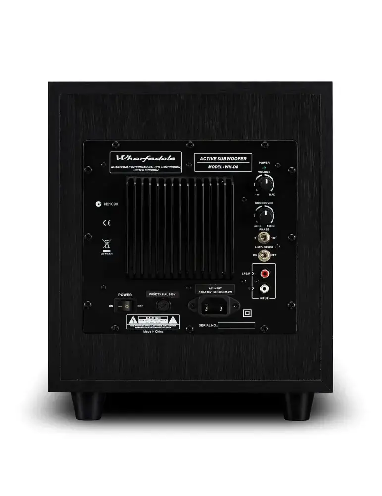 Wharfedale WH‑D8 – subwoofer aktywny 8″ | Kompaktowy bas