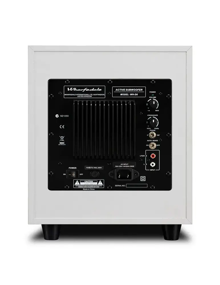 Wharfedale WH‑D8 – subwoofer aktywny 8″ | Kompaktowy bas
