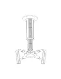 Uchwyt sufitowy Suprema Spider HD 3040 | 360° | SUPREMA