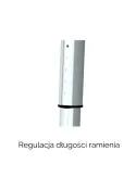 Uchwyt sufitowy do projektora | Suprema Spider Small 4060 | Silver