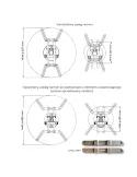 Uchwyt do projektora Suprema Spider Royal Silver | 25kg | SUPREMA SCRE