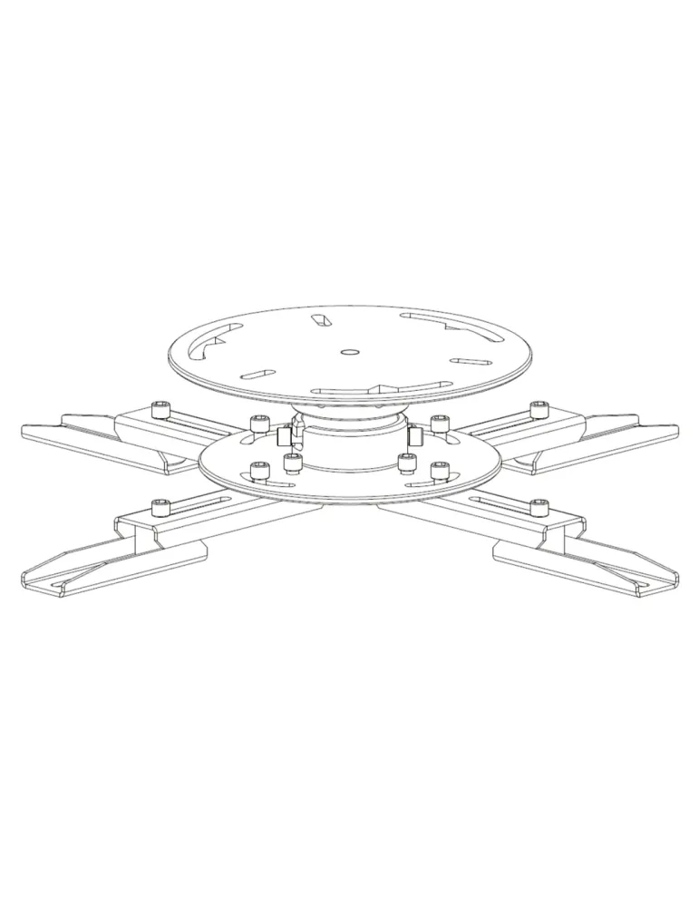 Uchwyt sufitowy Spider Maxi 8 | Biały | SUPREMA SCREEN