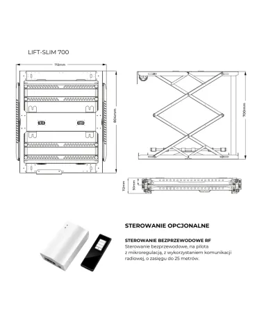 Winda sufitowa do projektora | Lift-Slim700 | SUPREMA SCREEN 2