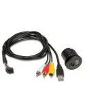 ALPINE KCU-8A | Interfejs USB/AUX | Łatwy montaż