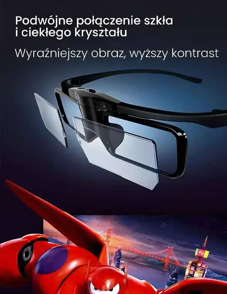 Jmgo okulary aktywne 3d do projektora | aktywne | JMGO