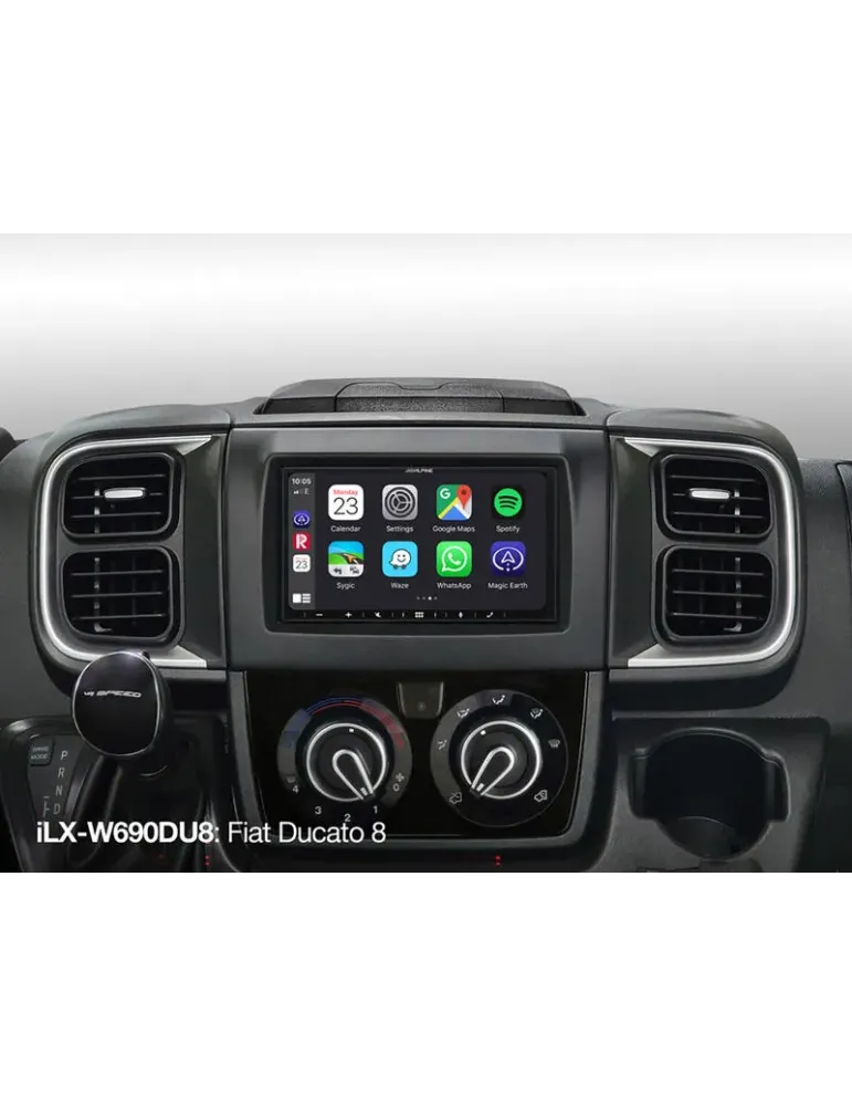 Radio 2DIN do Fiat Ducato 8 | ILX-W690DU8 | CarPlay | ALPINE