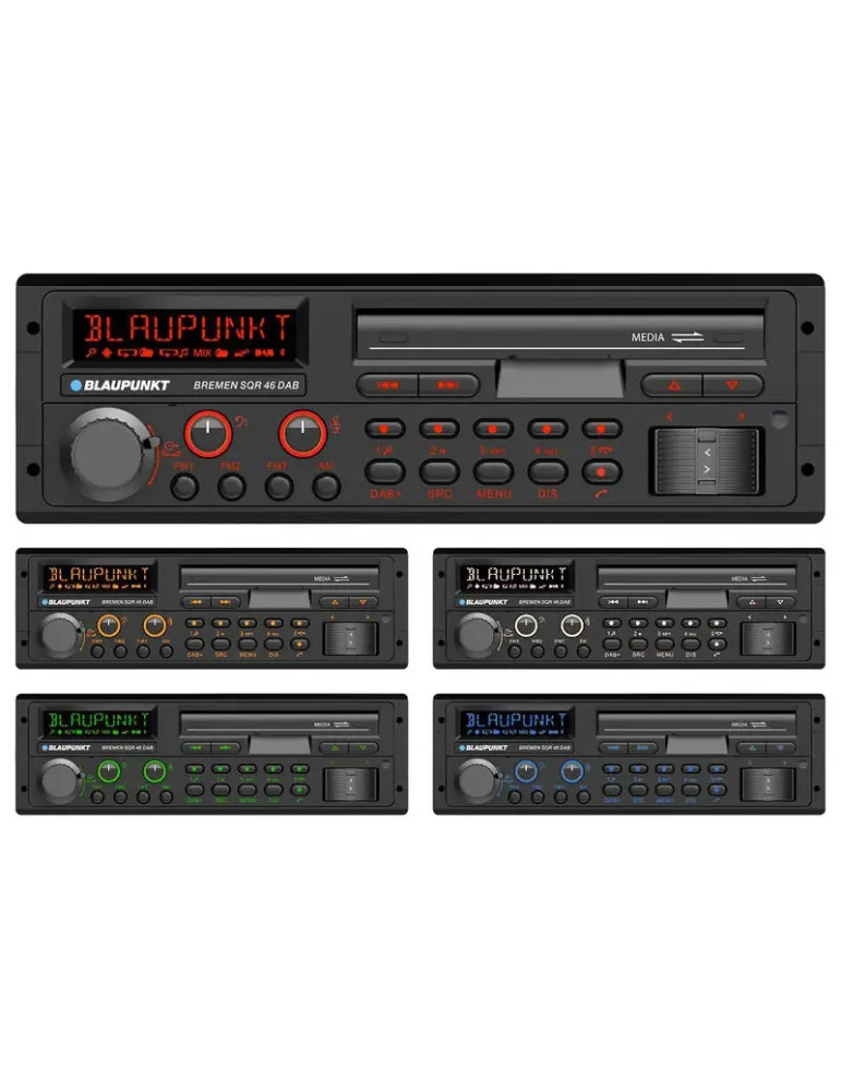 Radio 1DIN DAB+ i FM | Bremen SQR 46 DAB | BLAUPUNKT