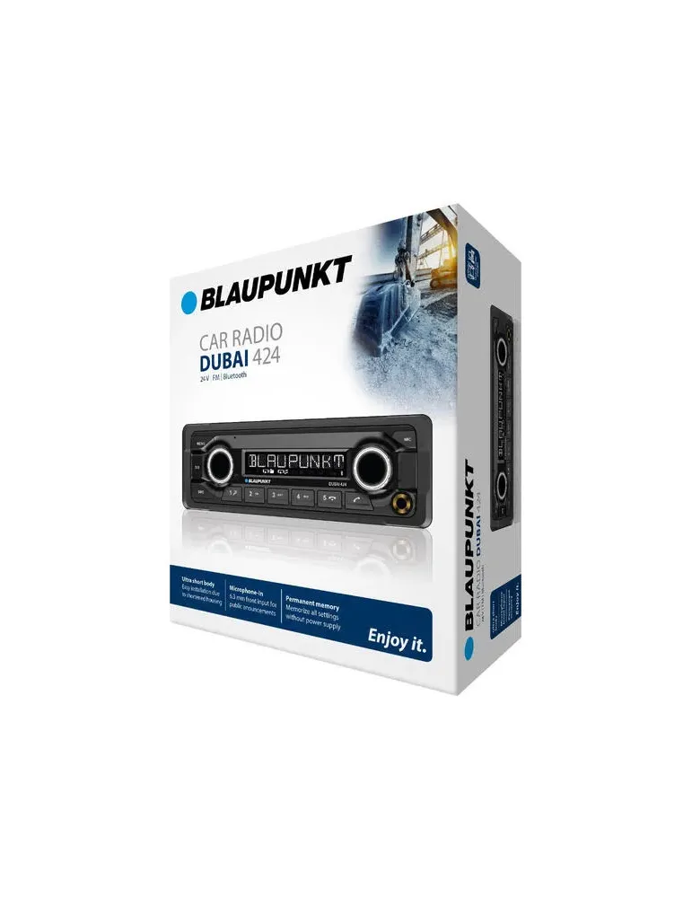 Radio do ciężarówki 24V Bluetooth | Dubai 424 | USB | BLAUPUNKT