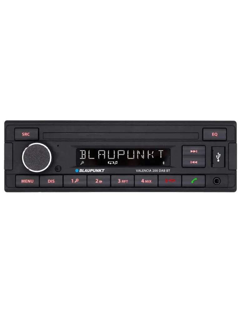 Radio 1 DIN DAB+ Blaupunkt Valencia 200 DAB BT | Bluetooth | BLAUPUNKT