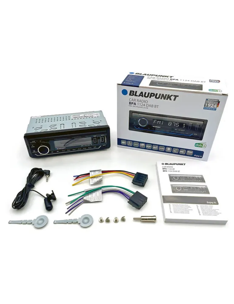 Radio 1 din z bluetooth i dab+ | BPA 1124 DAB BT | BLAUPUNKT