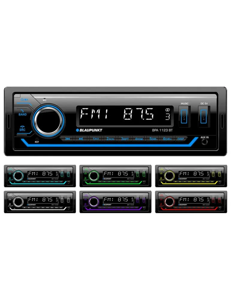 Radio samochodowe 1DIN Blaupunkt BPA 1123 BT | Bluetooth | BLAUPUNKT