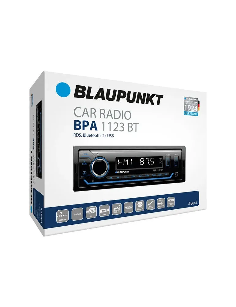 Radio samochodowe 1DIN Blaupunkt BPA 1123 BT | Bluetooth | BLAUPUNKT