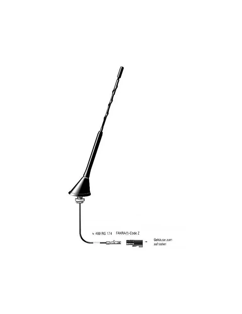 Antena dachowa DAB+ AM/FM | DAB-A-p | pasywna | BLAUPUNKT