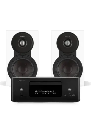 Denon RCD-N12 HDMI ARC | stereo hi-fi z DALI Sonik 1 | DENON