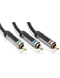 Przewód Component [3X Rca M - 3X Rca M] - 2.0M Prov3302